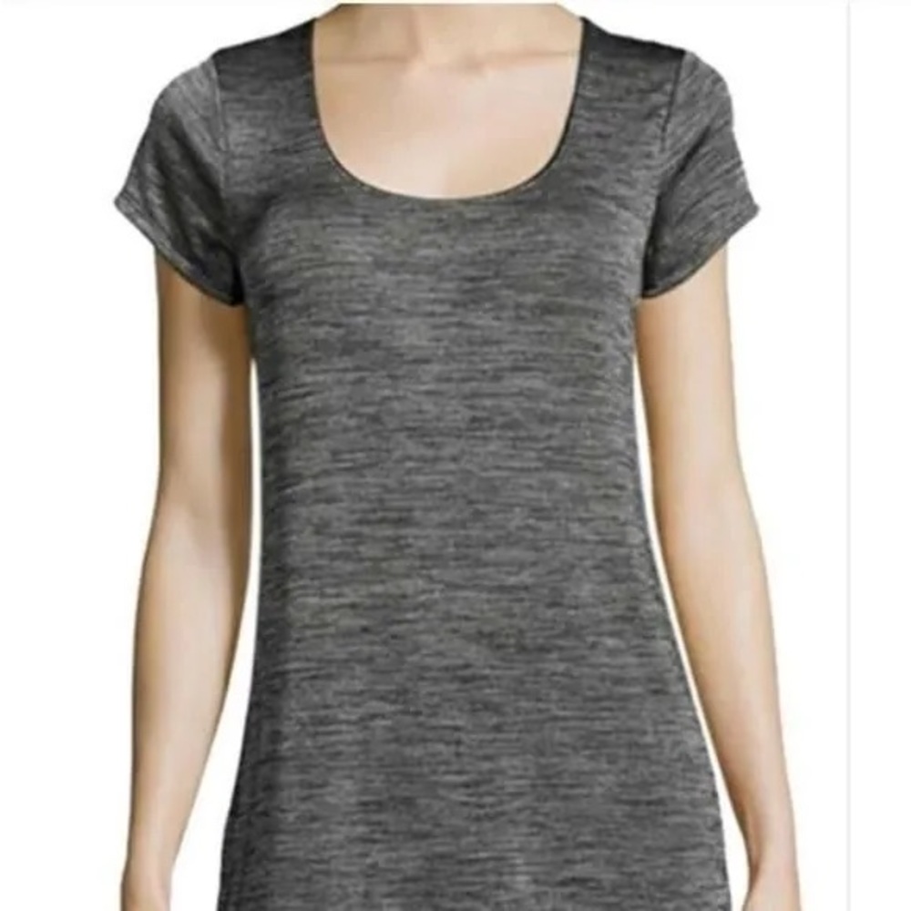 Vince Heathered Spacedye Short Sleeve Tee Size Small